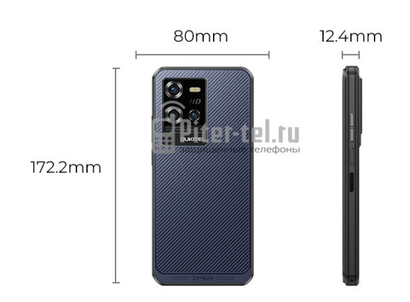 Смартфон Oukitel WP50 4/256Gb Black