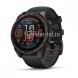 Умные часы Garmin Fenix 8 47mm Amoled Sapphire Carbon Grey DLC Титановый с черным ремешком