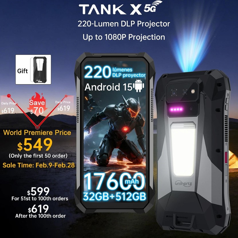 Смартфон Unihertz TANK X 16/512Gb — фото 3