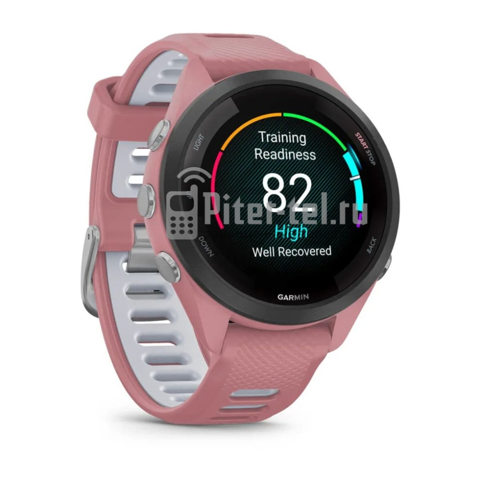 Умные часы Garmin Forerunner 265S с розовым ремешком — фото 3