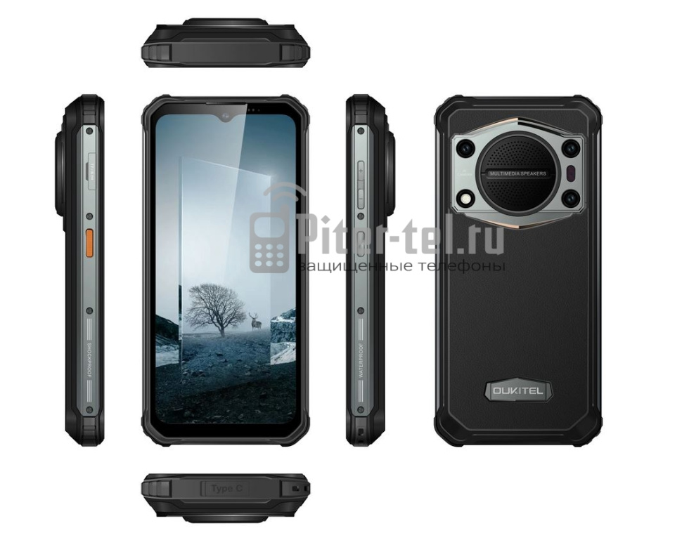 Смартфон Oukitel WP22 8/256Gb Black — фото 2