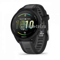 Умные часы Garmin Forerunner 165 Music черный с серым ремешком