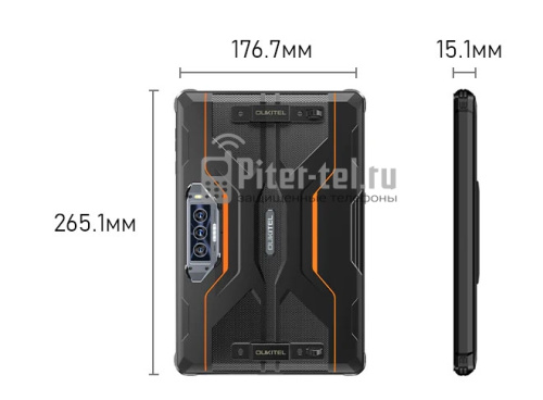 Планшет Oukitel RT8 6+6/256Gb Orange — фото 3