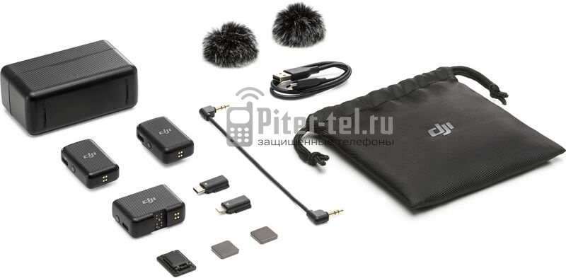 Беспроводной микрофон DJI Mic (FCC)(2TX + 1RX + Charging Case) — фото 3