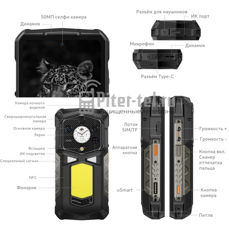 Ulefone Armor 29 Ultra 16Gb/1Tb Marvel Black — фото 6