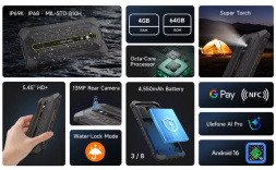 Смартфон Ulefone RugKing 2 Pro 4/128Gb Black