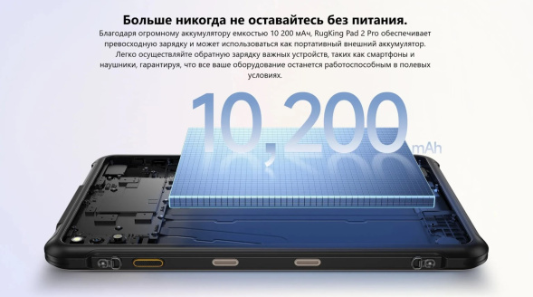 Планшет Ulefone RugKing Pad 2 Pro 8/128Gb Black