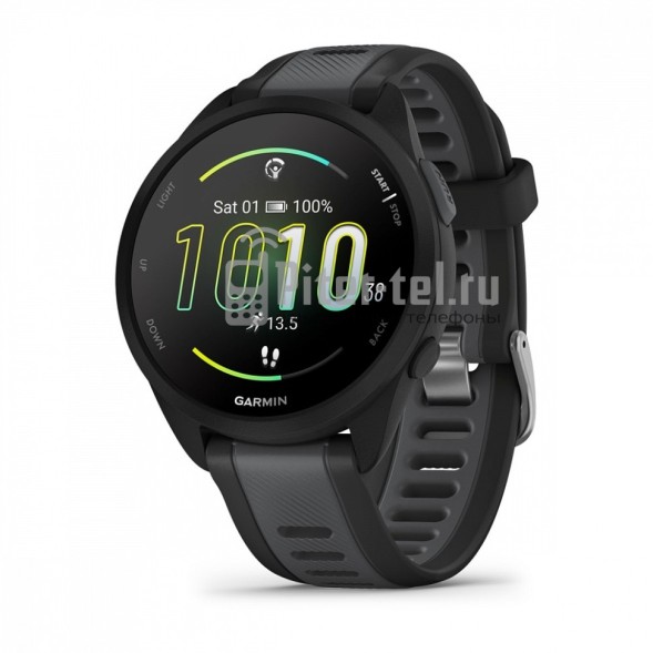 Умные часы Garmin Forerunner 165 черный с серым ремешком