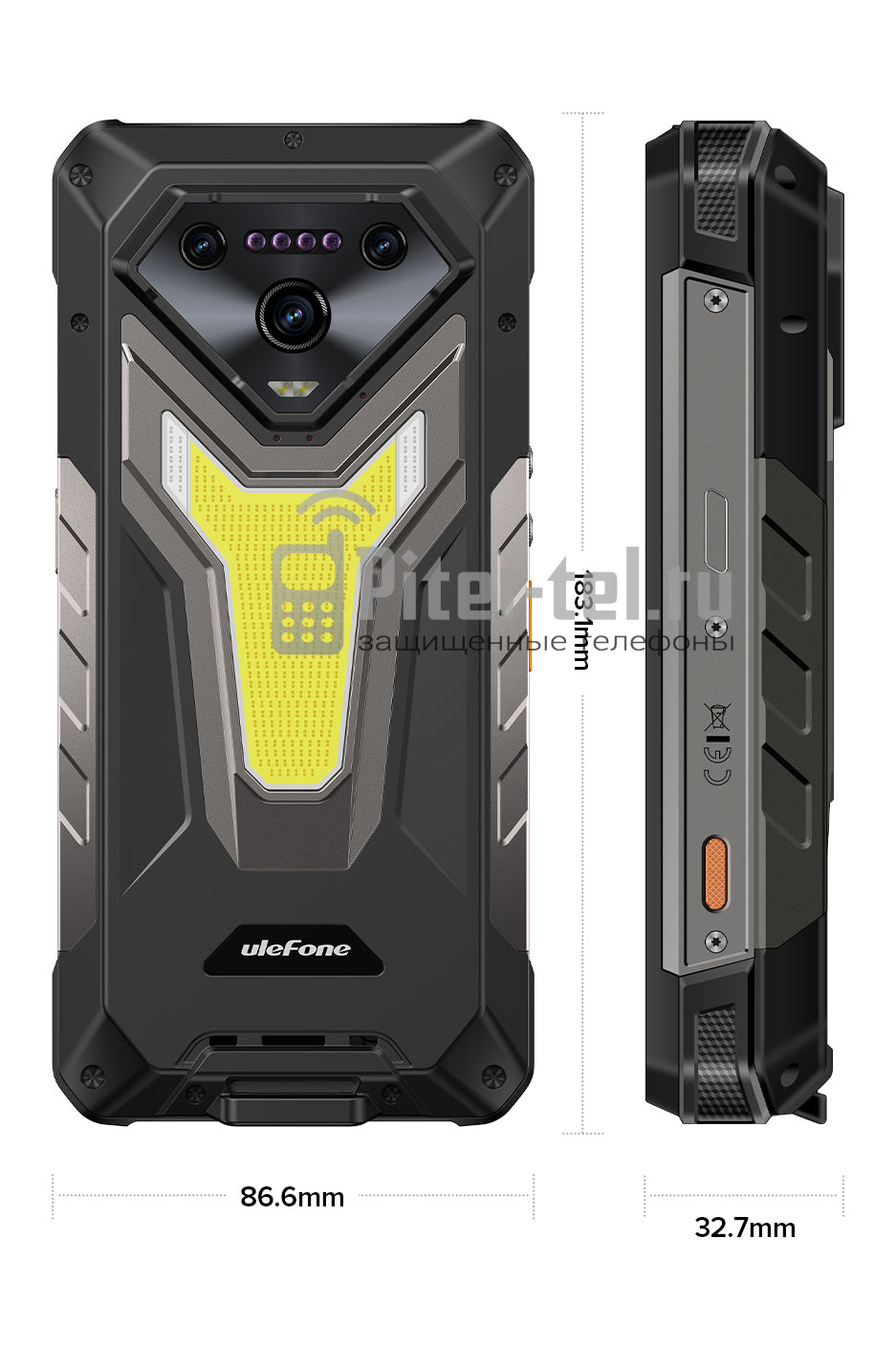 Смартфон Ulefone Armor 34 16/512Gb Pulse Black — фото 6