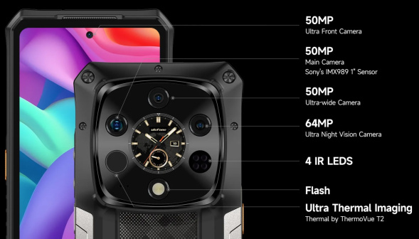 Смартфон Ulefone Armor 28 Ultra Thermal Version 16Gb/1Tb