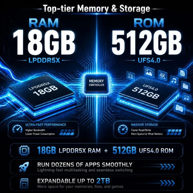 Смартфон Unihertz TANK 5 18/512Gb Black — фото 5