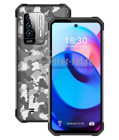 Смартфон Oukitel WP27 12/256Gb Camouflage Blue — фото 1