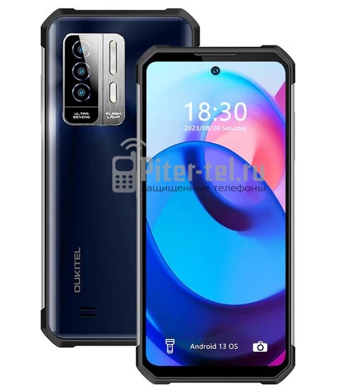 Смартфон Oukitel WP27 12/256Gb Black Blue — фото 1
