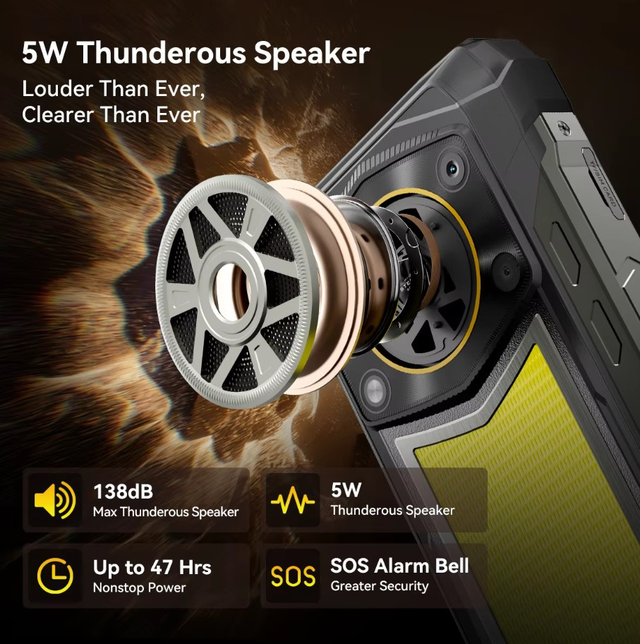 Смартфон Blackview ROCK 5 12/256Gb Black — фото 11