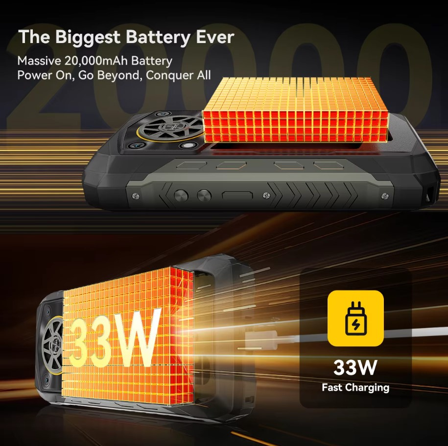 Смартфон Blackview ROCK 5 12/256Gb Black — фото 13