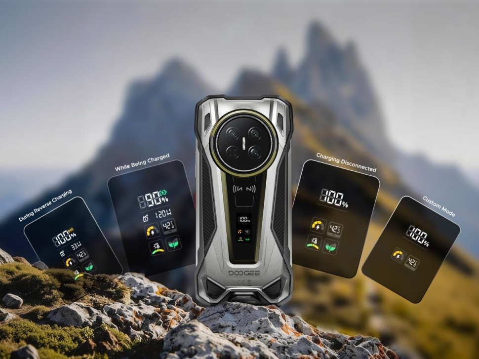 Смартфон Doogee V Max 2 Pro 16Gb/1Tb Dusk Black — фото 10