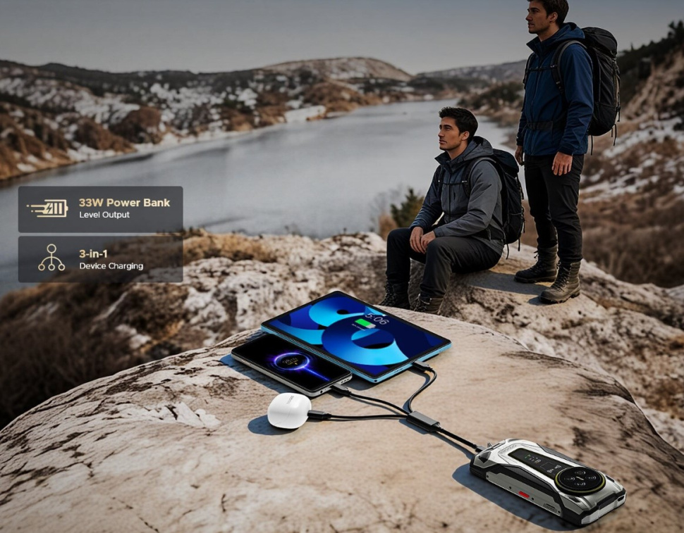 Смартфон Doogee V Max 2 Pro 16Gb/1Tb Dusk Black — фото 17