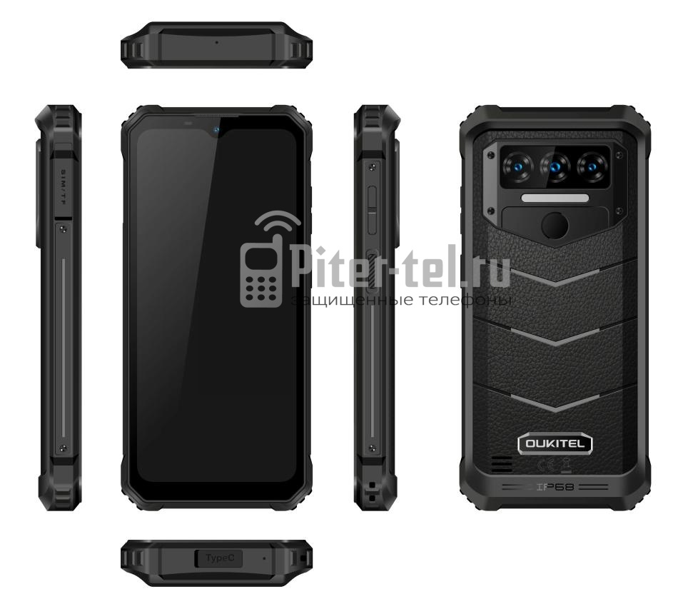 Смартфон Oukitel WP38 6/256Gb Black — фото 6