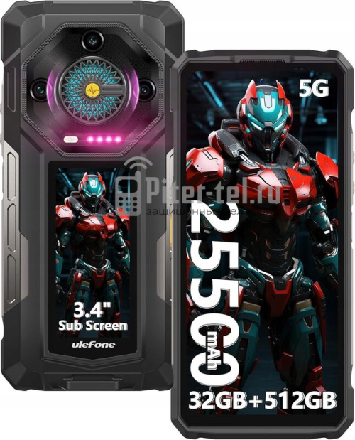 Смартфон Ulefone Armor 33 Pro 16/512Gb Phantom Black — фото 3