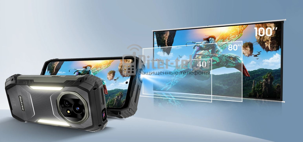 Смартфон Blackview XPLORE 2 Projector 12/256Gb Black — фото 6