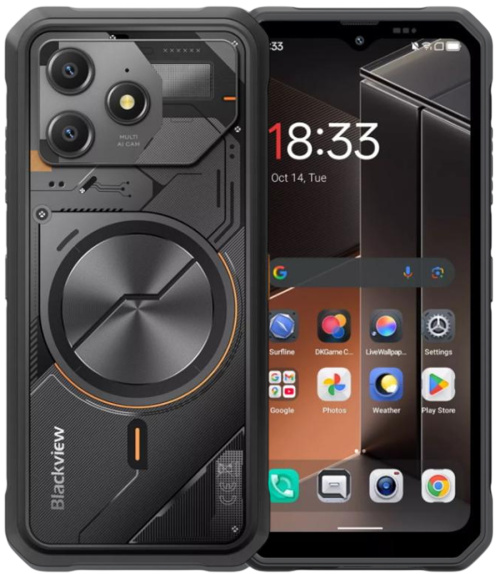 Смартфон Blackview Fort 100 8/128Gb Black — фото 1