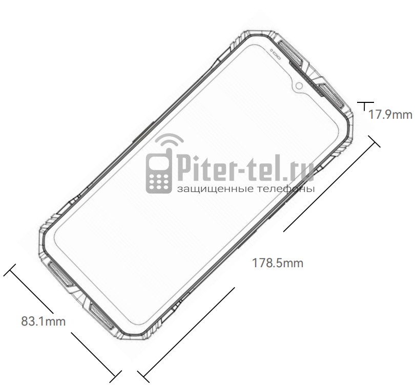Смартфон Doogee V30 Pro 12/512Gb String Shadow Black — фото 4