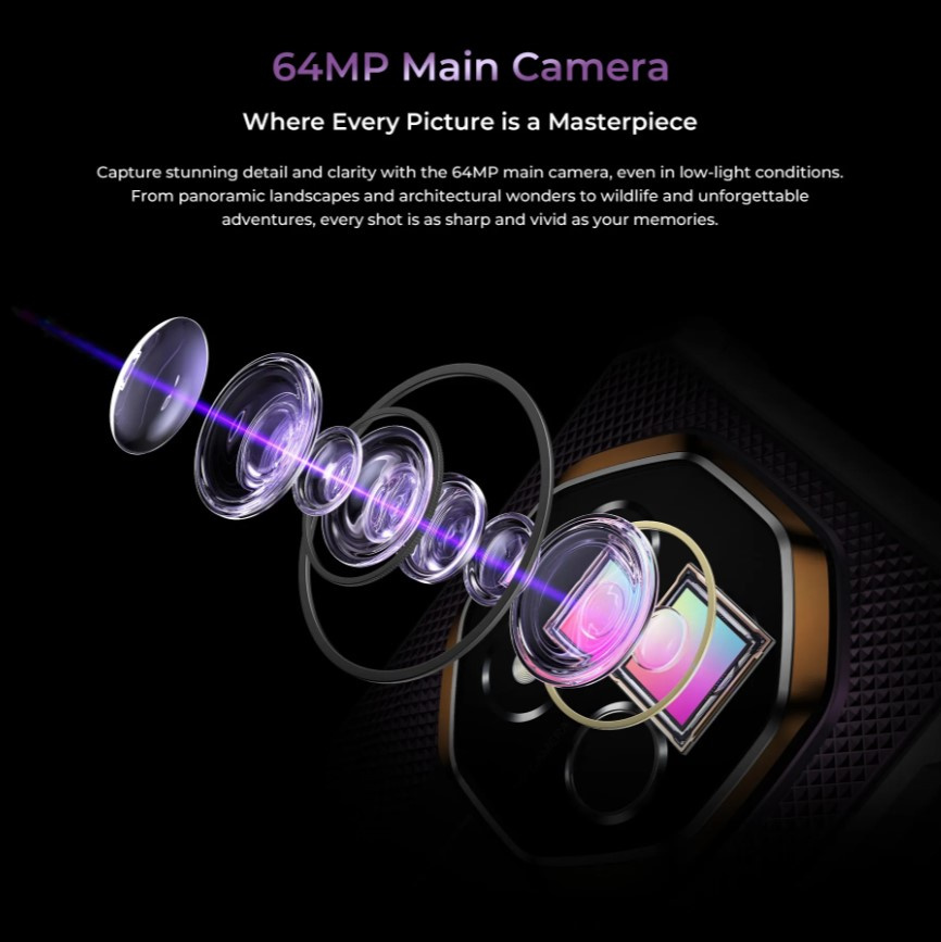Смартфон Oukitel G7 8/256Gb Purple — фото 4