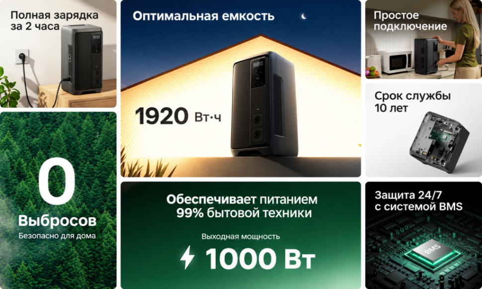 Портативная электростанция EcoFlow DELTA 3 Air 2000 — фото 8