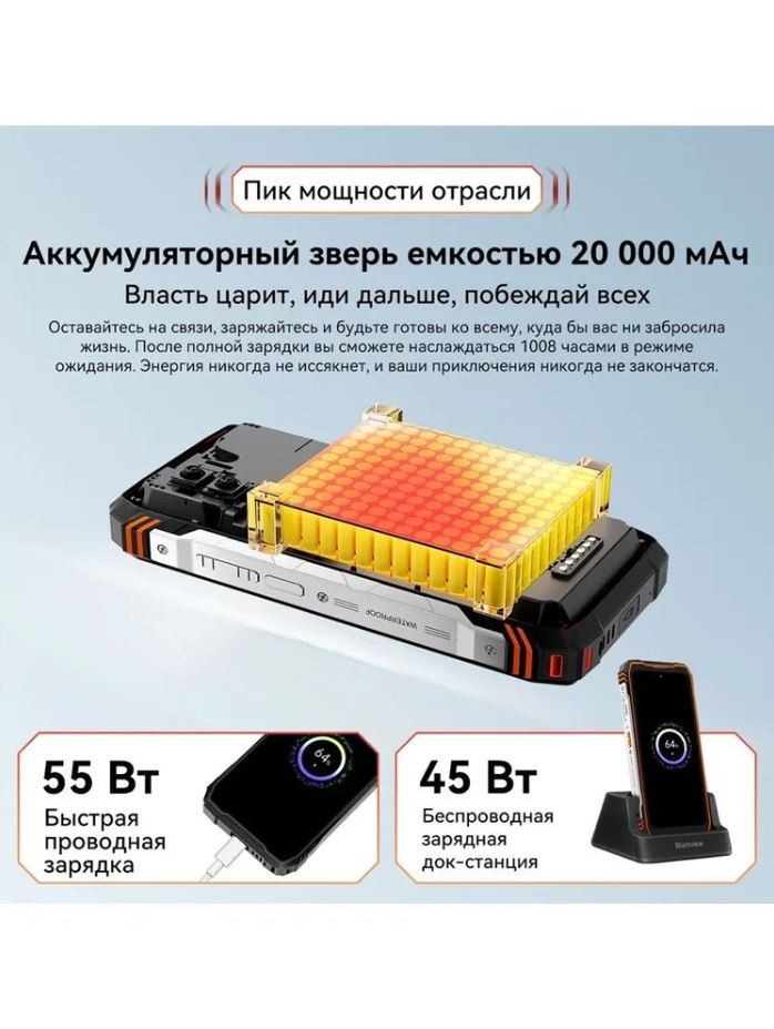 Смартфон Blackview XPLORE 1 Walkie Talkie 16/512Gb Black — фото 11