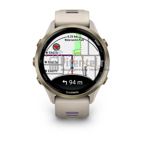Умные часы Garmin Forerunner 970 Titanium Gold/Grey — фото 2