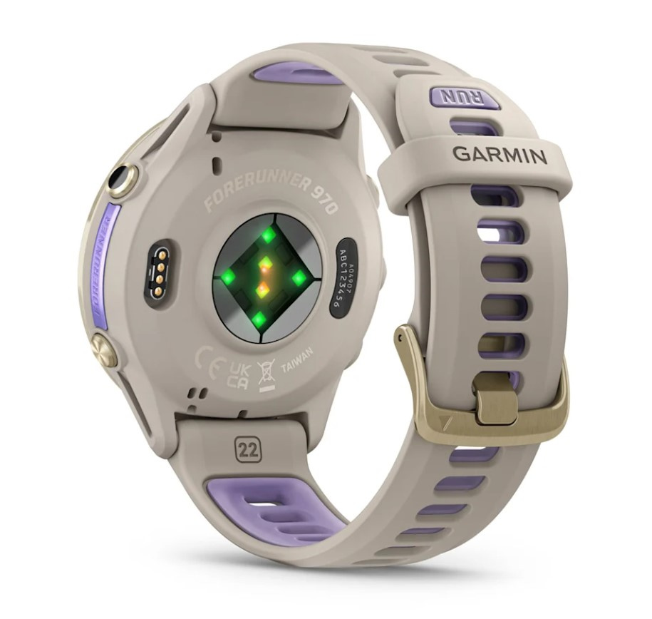 Умные часы Garmin Forerunner 970 Titanium Gold/Grey — фото 4