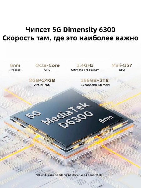 Смартфон Doogee Fire 7 Ultra 8/256Gb Shadow Titanium — фото 5