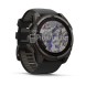 Умные часы Garmin Fenix 8 51mm Sapphire Solar Carbon Grey DLC Titanium с черным ремешком
