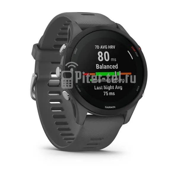 Умные часы Garmin Forerunner 255 с темно-серым ремешком — фото 3
