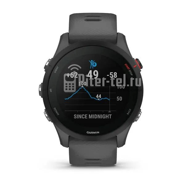 Умные часы Garmin Forerunner 255 с темно-серым ремешком — фото 4