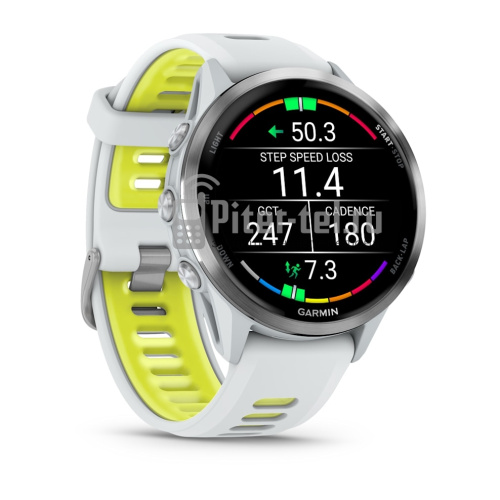 Умные часы Garmin Forerunner 970 Titanium White — фото 3