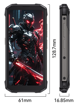 Смартфон Cubot KingKong Mini 4 6/128Gb Black+Grey — фото 2