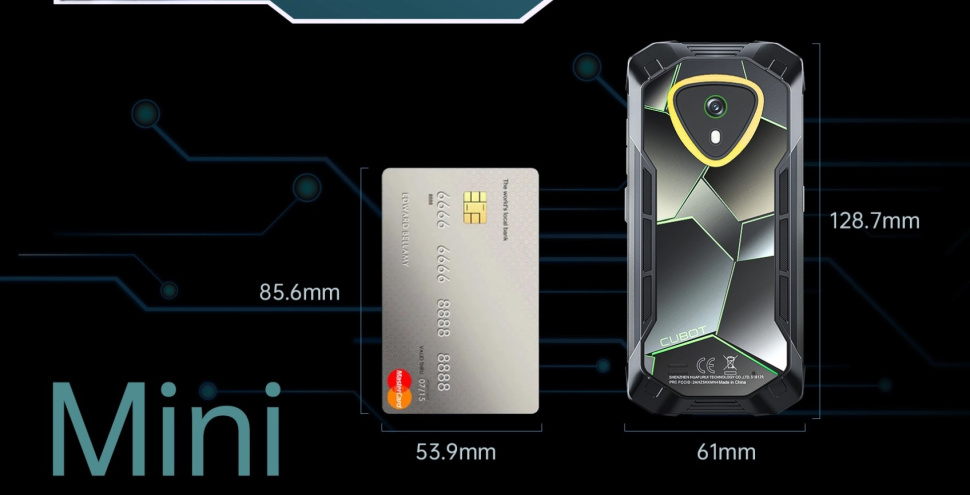 Смартфон Cubot KingKong Mini 4 6/128Gb Black+Grey — фото 10