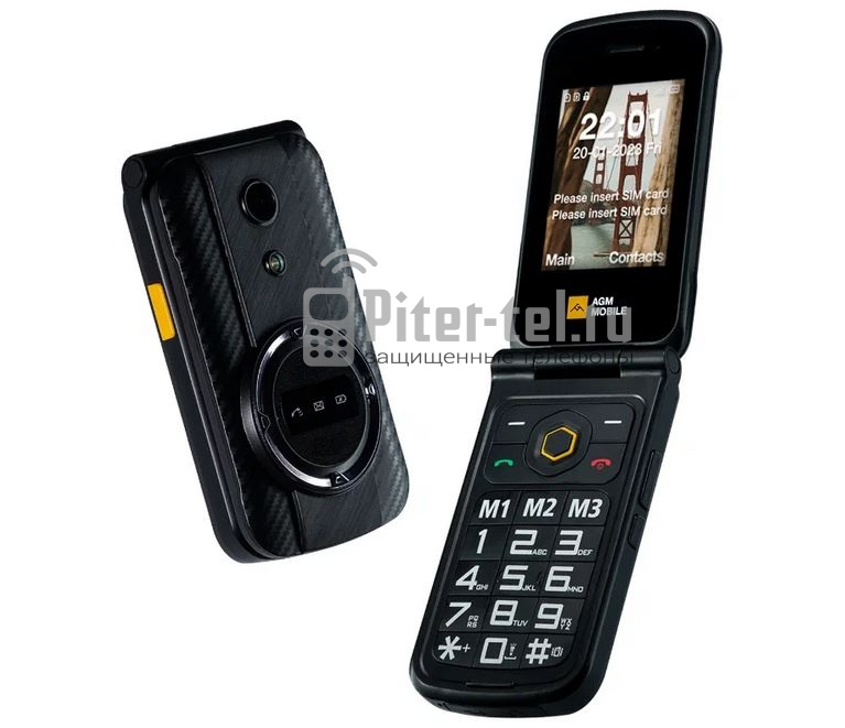 Мобильный телефон AGM M8 Flip Security+ — фото 1