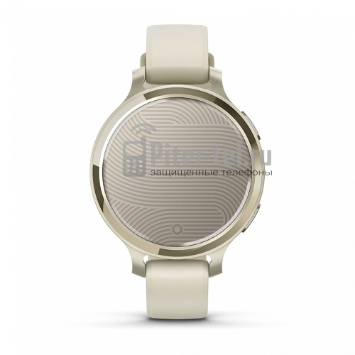Умные часы Garmin Lily 2 Active Lunar Gold/Bone со светло-бежевым ремешком — фото 2