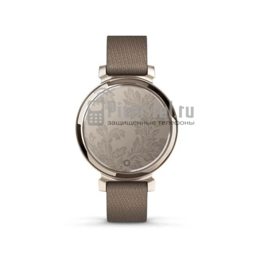 Умные часы Garmin Lily 2 Classic Cream Gold/Coffee Fabric с кофейным ремешком — фото 2