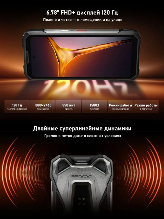 Смартфон Doogee V Max 2 16/512Gb Dusk Black — фото 19