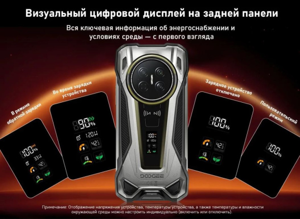 Смартфон Doogee V Max 2 16/512Gb Dusk Black