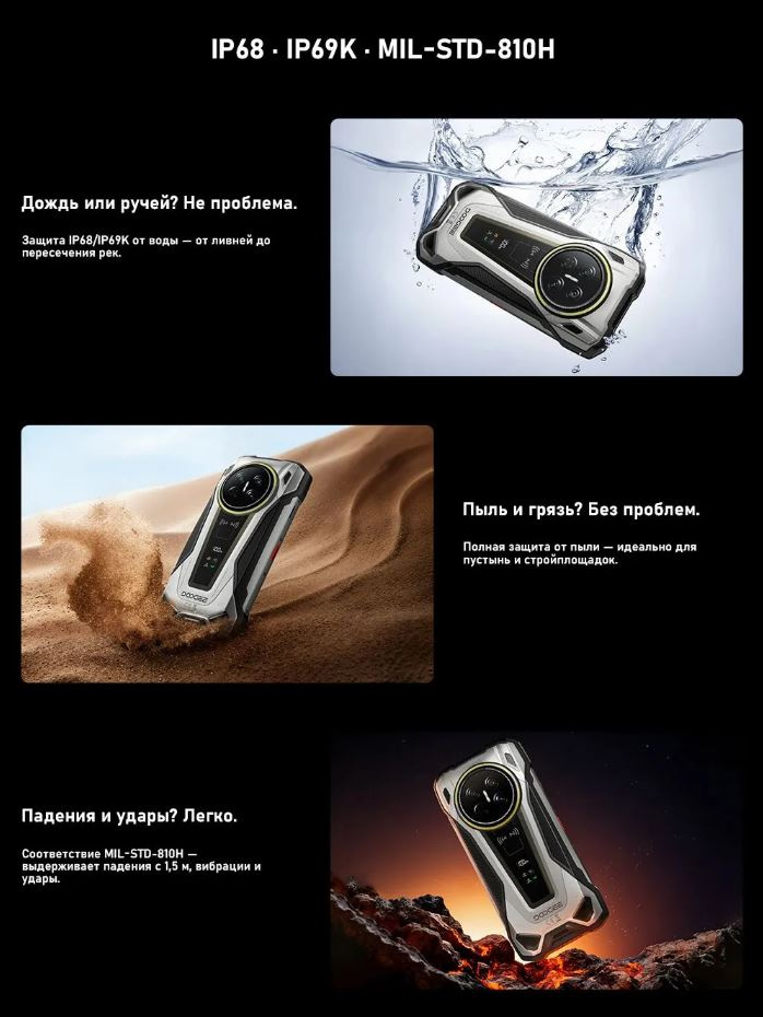 Смартфон Doogee V Max 2 16/512Gb Dusk Black — фото 20