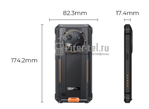 Смартфон Oukitel G1 6/256Gb Orange — фото 2