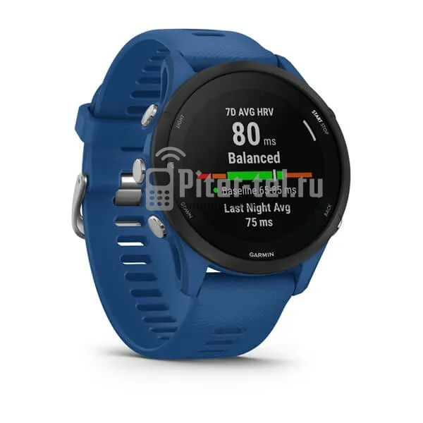 Умные часы Garmin Forerunner 255 с синим ремешком — фото 2
