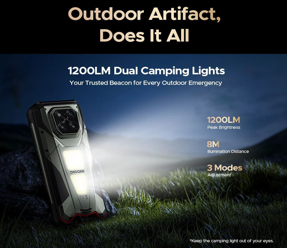 Смартфон Doogee V Max Play Projector 16/512Gb Battle Rust — фото 11