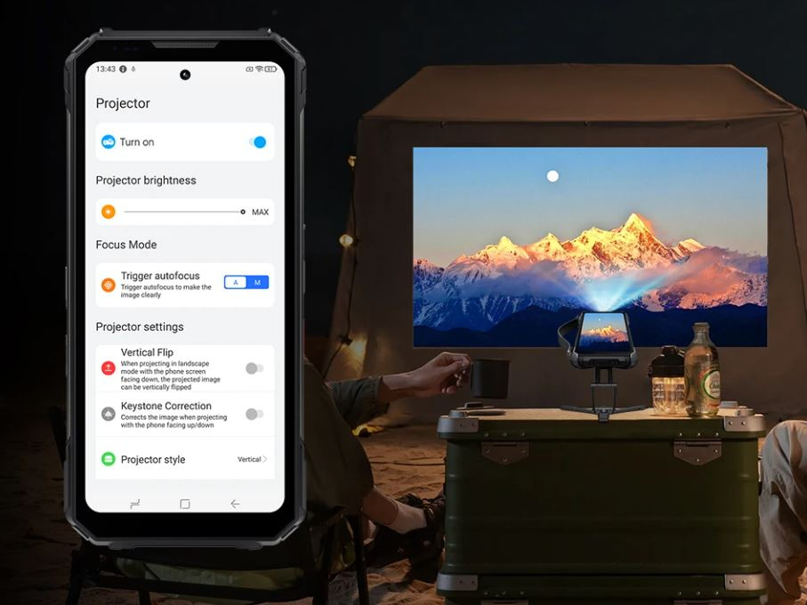 Смартфон Doogee V Max Play Projector 16/512Gb Battle Rust — фото 8